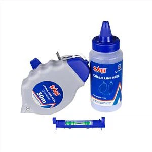 SALI 30m s 1 ks Spirit Bubble Chalk Line Box s 1 lahví křídou